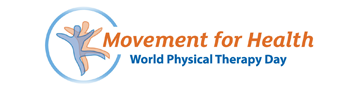 Λογότυπο παγκόσμιας ημέρας φυσικοθεραπείας
