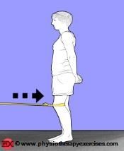Ασκήσεις γόνατο - Έκταση γόνατος με χρήση Theraband