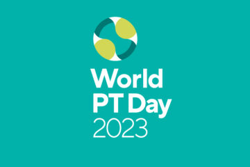 Λογότυπο για την Παγκόσμια ημέρα φυσικοθεραπείας 2023